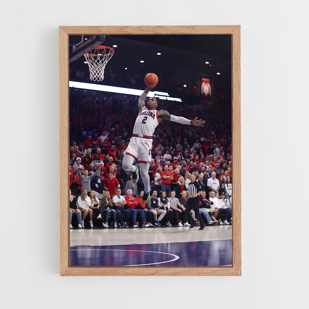 Poster Dunk de l'Esprit Arizona – affiche Basketball (vue 4)